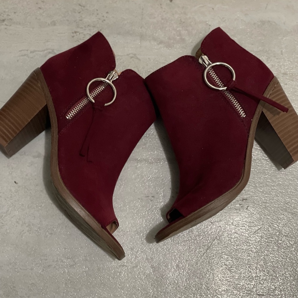 Open Toe Booties - Picture 1 of 3